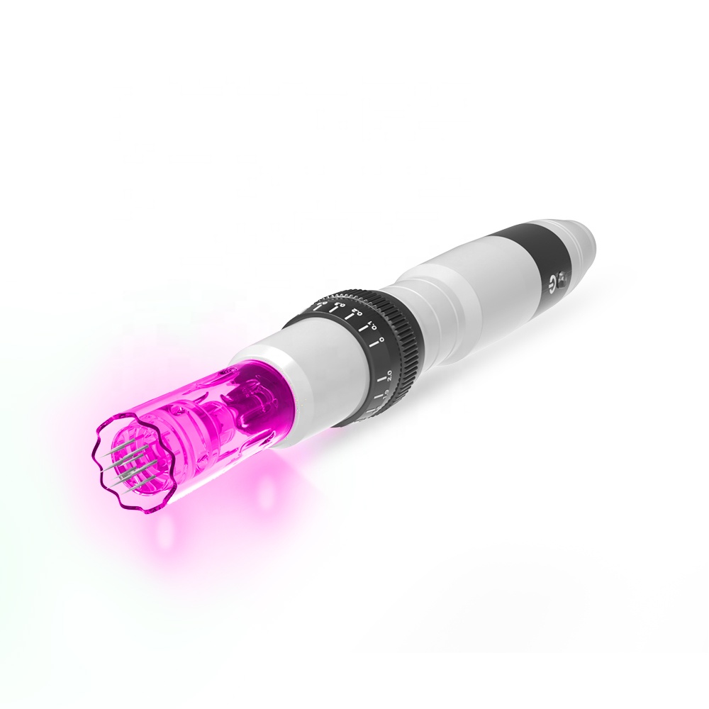 Нано-картридж LED Microneedling дермы перо кожи коллаген инъекции дермы Автоматическая штамп