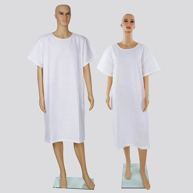 Organic 100% viscose nonwoven bathrobe biodegradable night gown