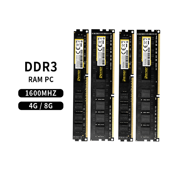 Настольная оперативная память Derlar 8 ГБ ddr3 ОЗУ 1600 МГц Память ОЗУ ddr3 8 ГБ 4 ГБ модуль ОЗУ ddr3 8 Гб для настольного ПК