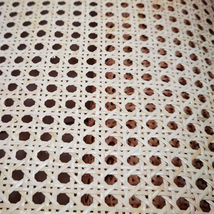Wholesale High Quality Natural Mesh Rattan Cane Webbing Roll Open Woven Bleashed Rattan Webbing Cane