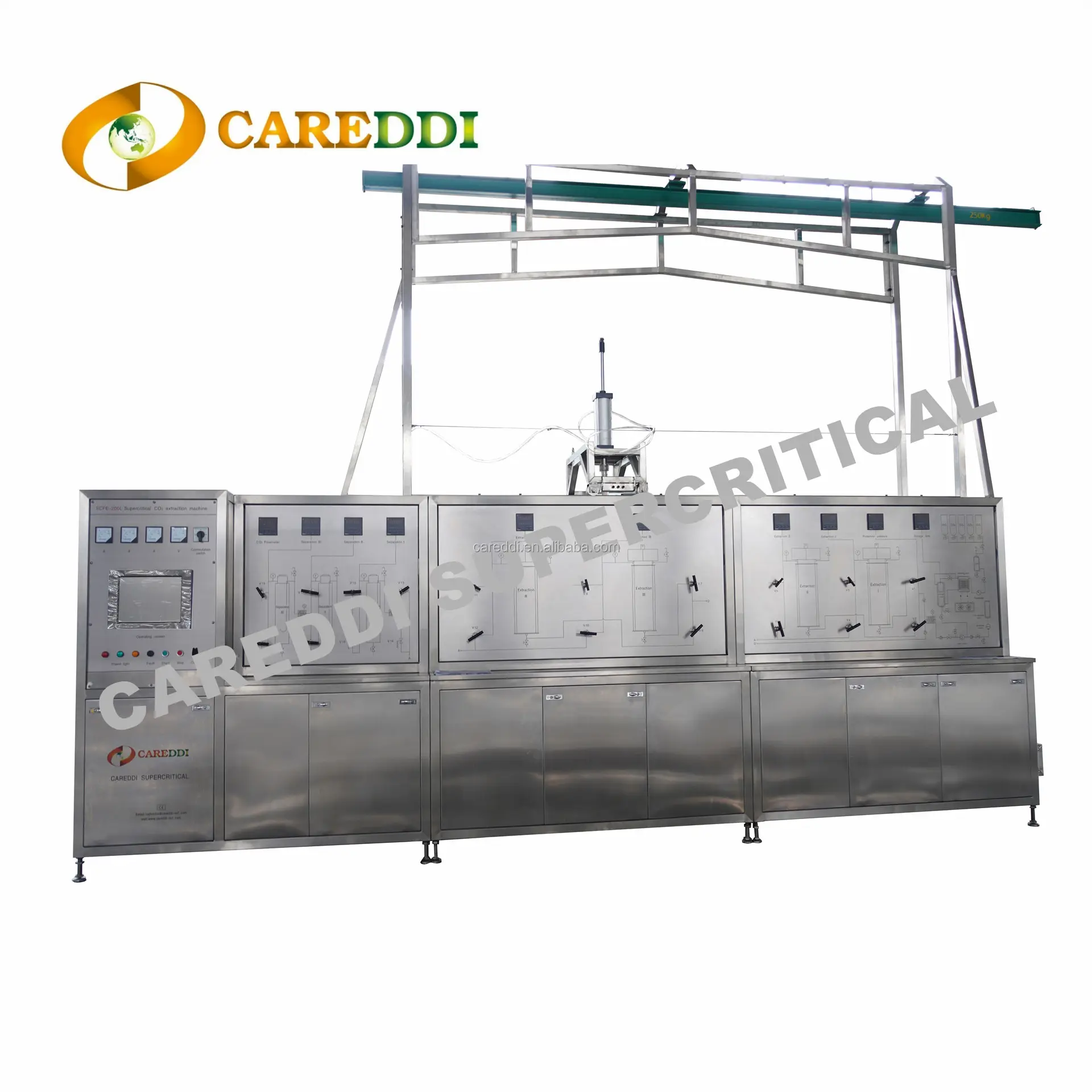 Hemp Co2 Extraction Machine ASME Certificated USA Standard Supercritical Hemp CO2 Extraction Machine 200L