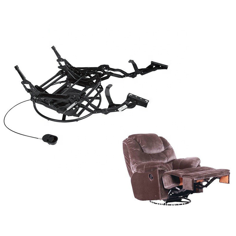 Functional One Seat Iron Frame Motor Powder Installation Black Electric Recliner Mechanism for Chair