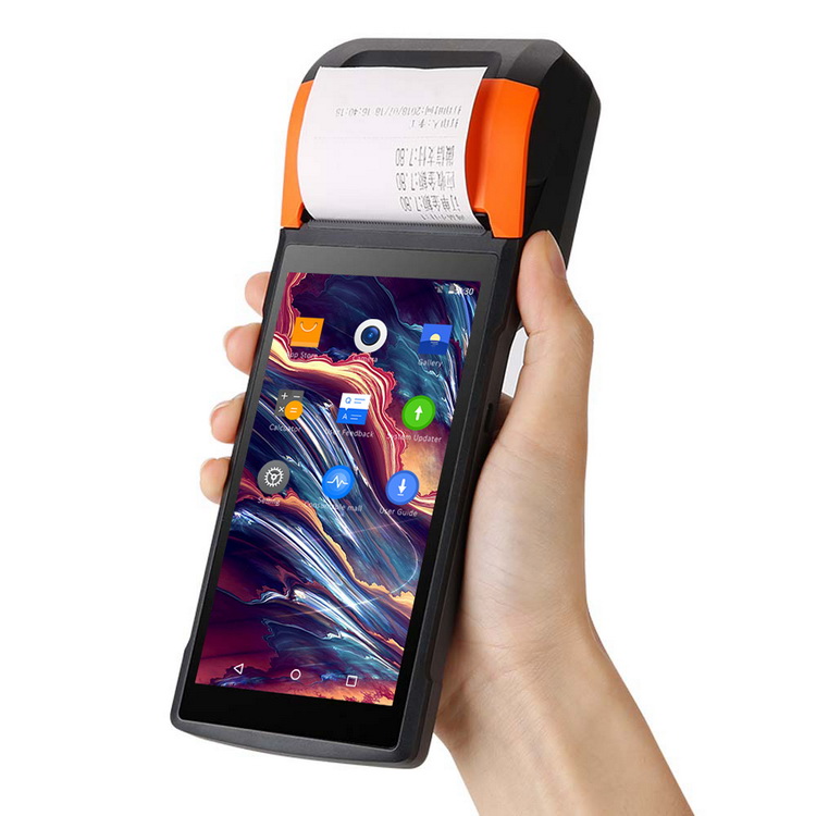 SUNMI V2 Android квитанция из pos-терминала принтер Ручной PDA чековый принтер с 5,45 дюймовым сенсорным экраном BT WiFi дата-терминал