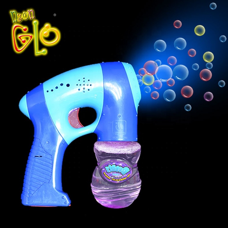 Игрушки подарочные идеи LED мыло Bubble Gun воздуходувка