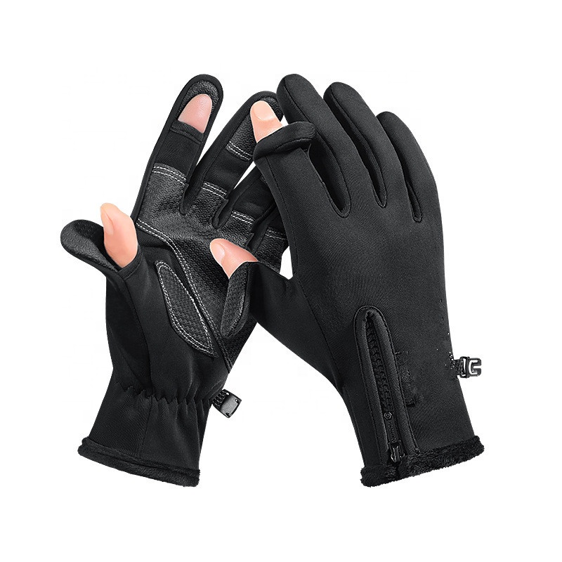 High-quality cold winter weather fishing gloves cut fingers hunting gloves for ice fishing photography