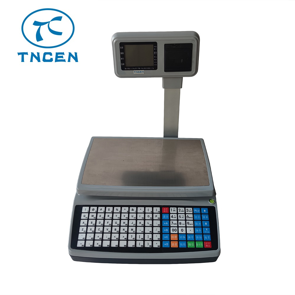 Цифровые весы, настольные весы с чековым принтером TCP60A