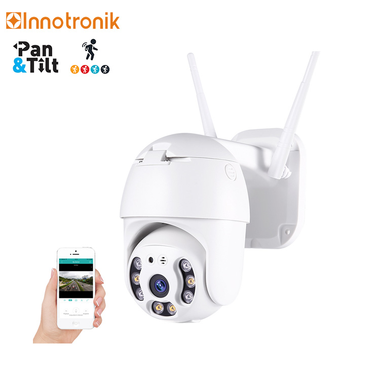 Innotronik открытый купольная камера Wi-Fi ip-камера H.265 аудио PTZ IP Беспроводная камера AI Cloud-SD слот ONVIF Wifi Pan Tilt камера Icsee