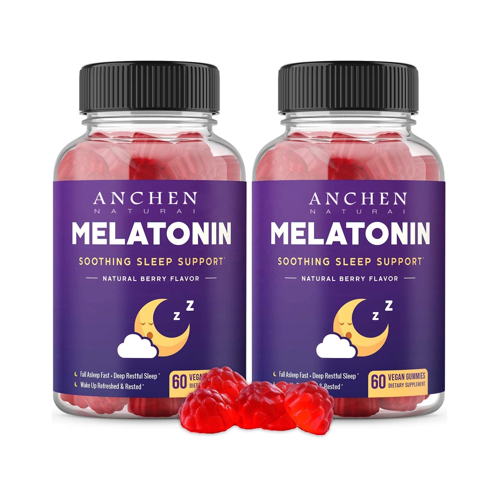 manufacturer dietary candy private label melatonin gummies sugar-free sleep gummy