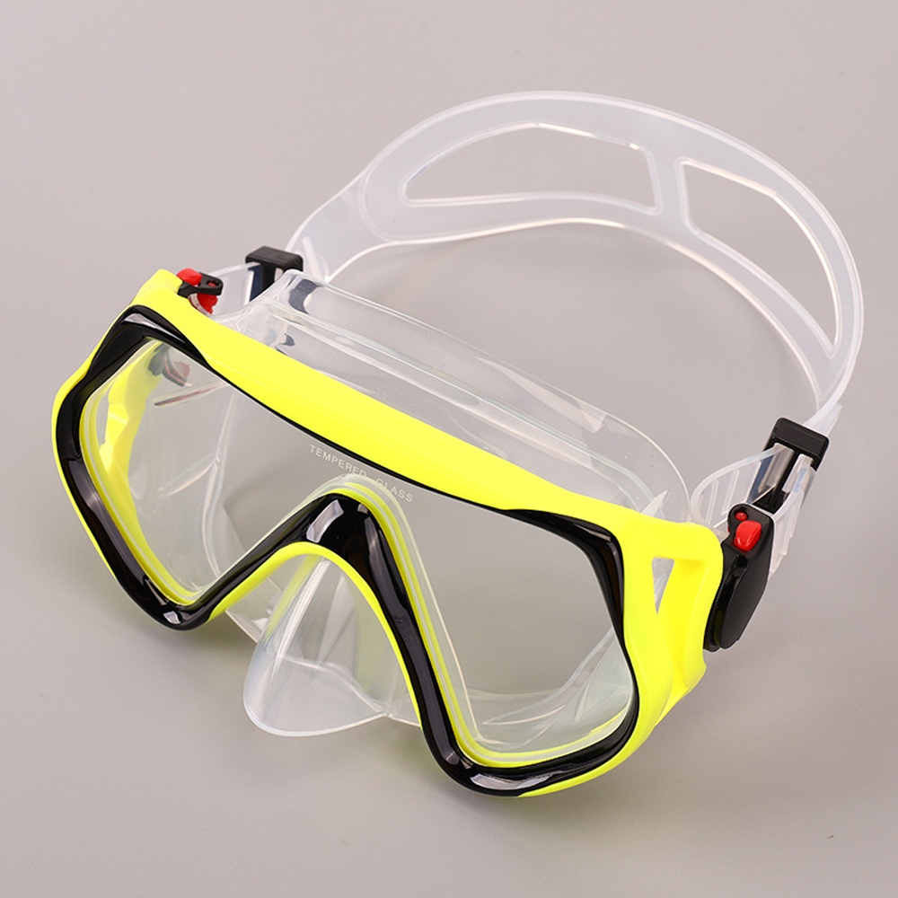 Anti-fog Anti-leak Liquid Silicone Diving Goggles Glasses Full Face Snorkel Mask Swimming Equipment For Adult