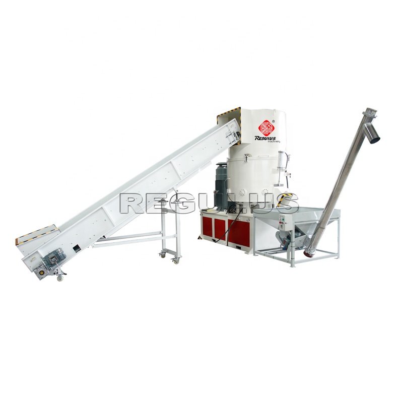 Hot sale 500kg/h plastic film pelletizer granulator agglomerator densifying machines