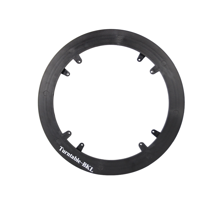 Fotoconic Circle Plastic Dining Turning Display Stand Swivel Plate Rotating Plastic Lazy Susan Turntable