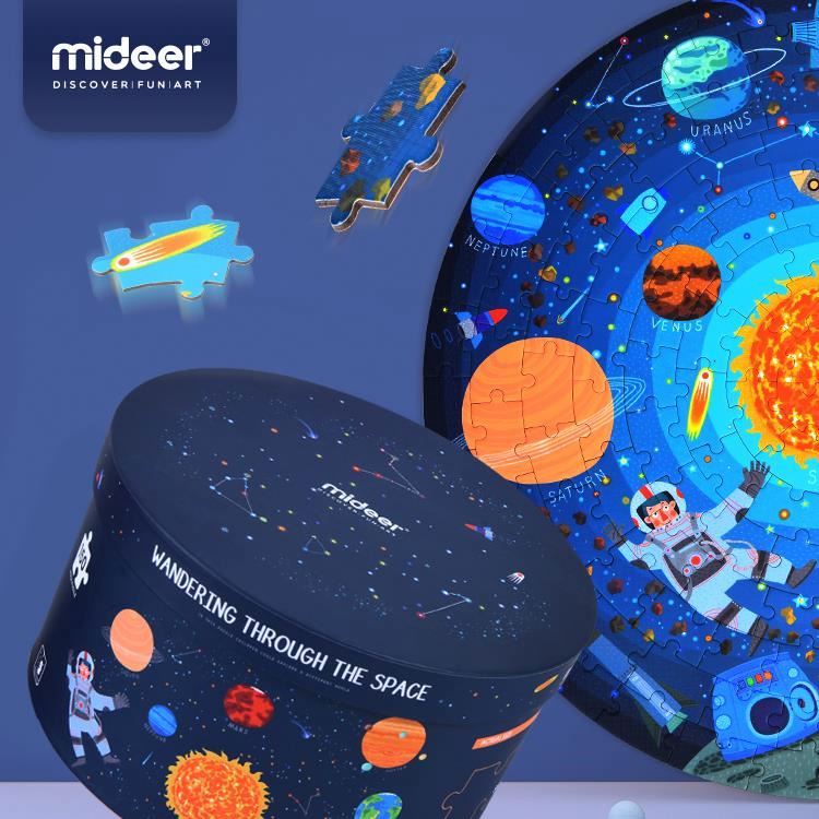 MD3082 mideer 150P круглая головоломка-блуждающая по космосу головоломка