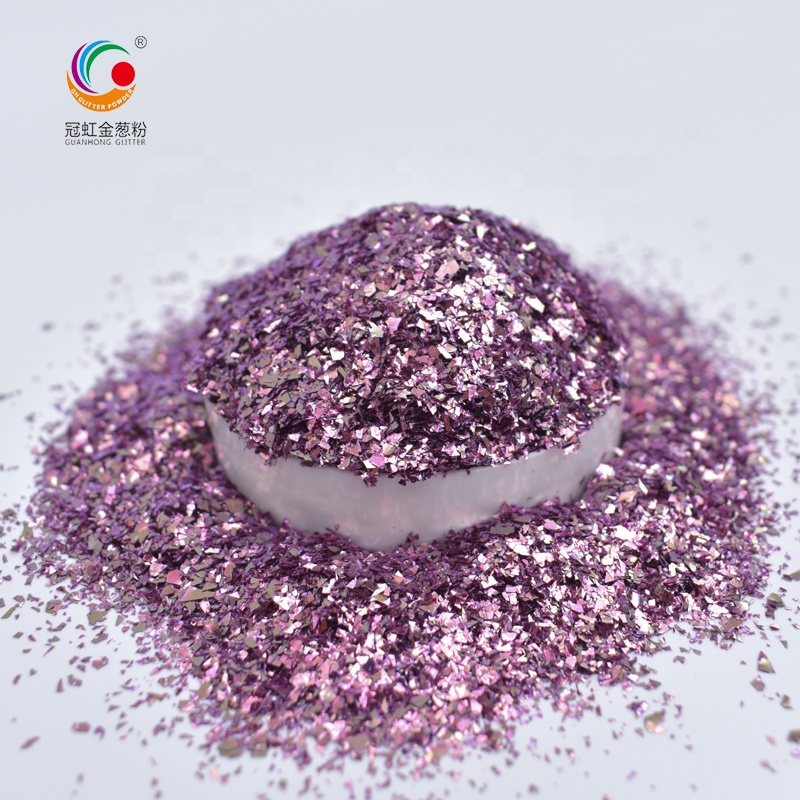GH7124G горячая Распродажа лучшая специальная форма Хамелеон крупный Блестящий Порошок для макияжа ногтевого дизайна