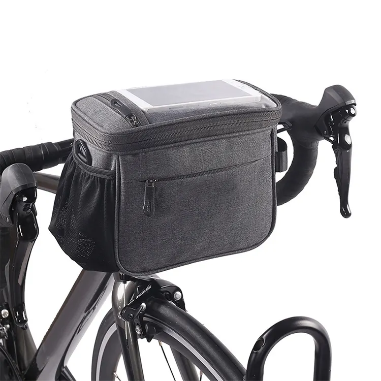 22*15*17cm Nylon Material Handle Bar Front Bicycle Bag With TPU