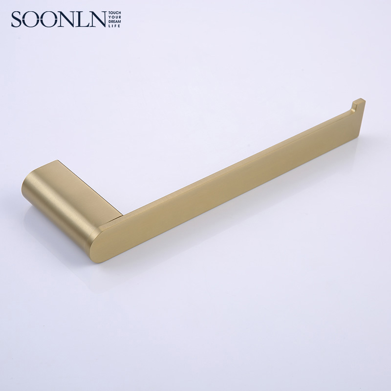 Coat Hanger Wall Hook Design SUS304 Brushed Gold Style Finish Bathroom Towel Robe Hook