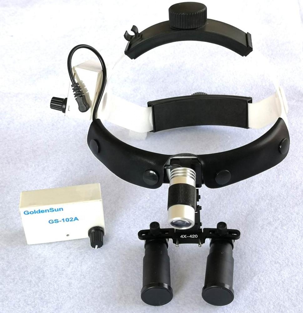 medical surgical led headlamp magnifying glasses 4x