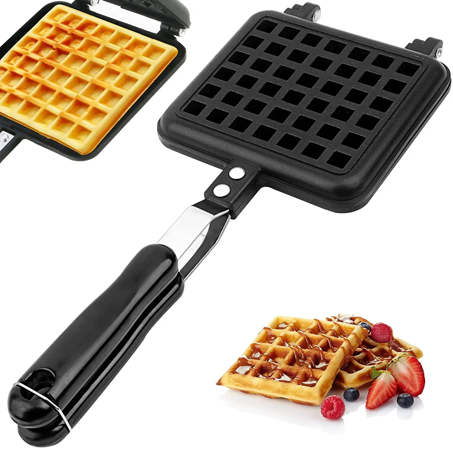 OEM Multi Function Commercial Gas Waffle Breakfast Sandwich Making Machine Iron Pan Bubble Mini Waffle Maker