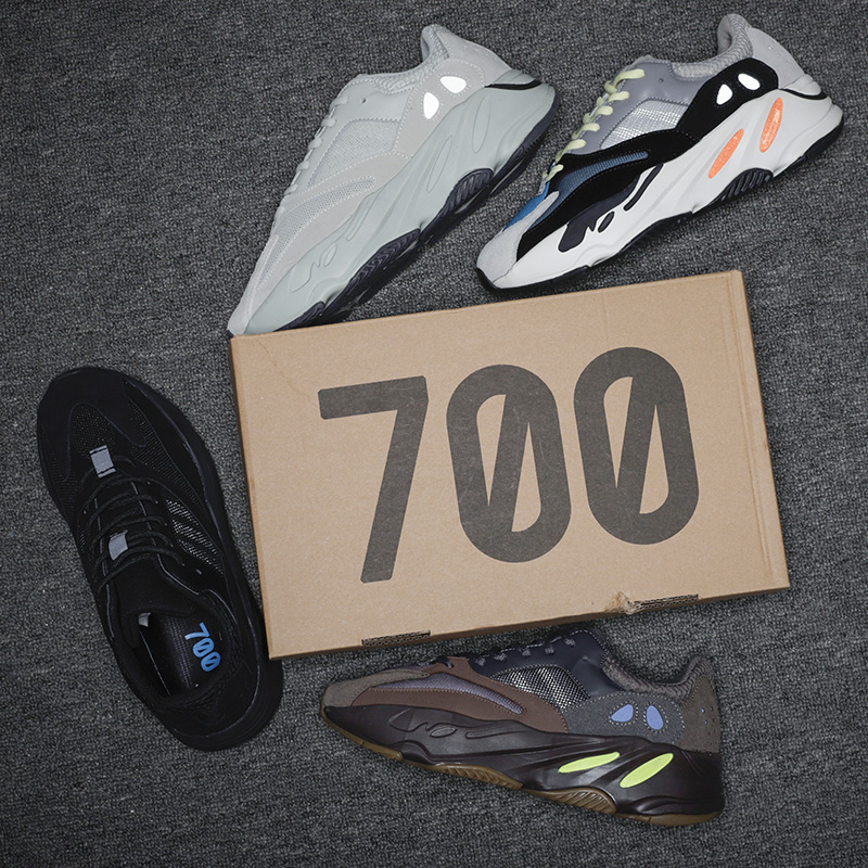 Оригинальный высококачественный Yeezy 700 V2 Стиль Светоотражающая обувь мужские и женские Yeezy 700 кроссовки спортивная обувь