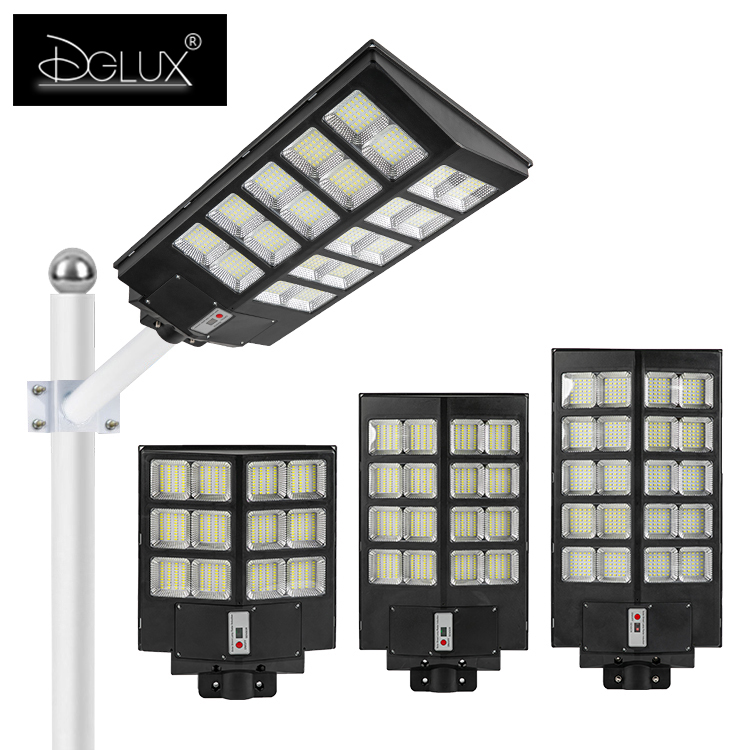 Новинка, водонепроницаемый уличный светодиодный фонарь DGLUX Ip65, 600 Вт, 800 Вт, 1000 Вт, интегрированный все в одном, уличный светодиодный фонарь на солнечной батарее