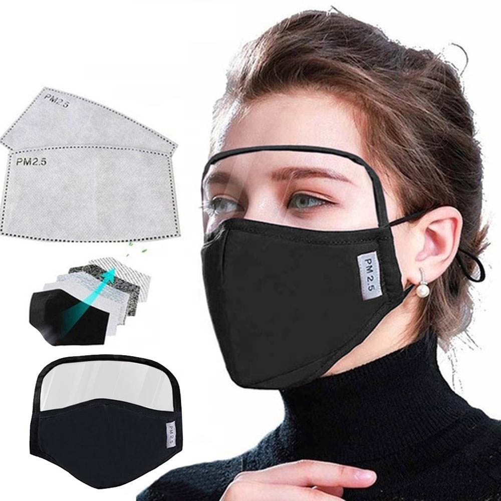 Оптoвaя прoдaжa 5 слоев для лица из чистого хлопка maskes с активированным углем maskes с клапаном хлопок пыли maskes с поддержкой диммера для мужчин и женщин