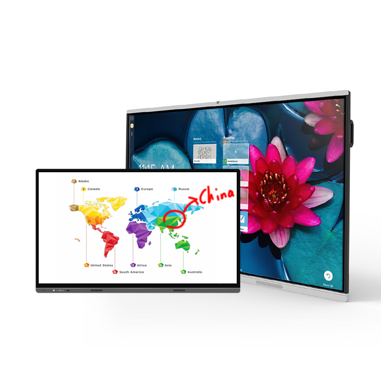 Hdfocus 55 Inch 4G Ram Digital Boards Interactive Flat Panel Smart Board Price Clever Touch Interactive Board Whiteboard