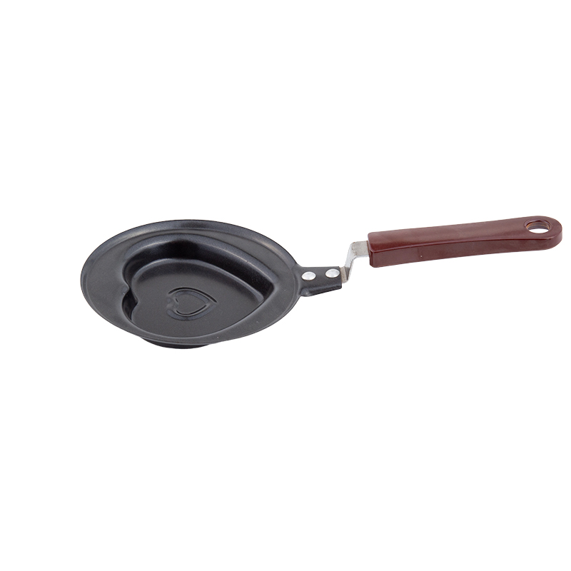 Xinze Custom Kitchen Diy Breakfast Cartoon Pattern Small Frying Pan Non-Stick Material Carbon Steel Fry Pan