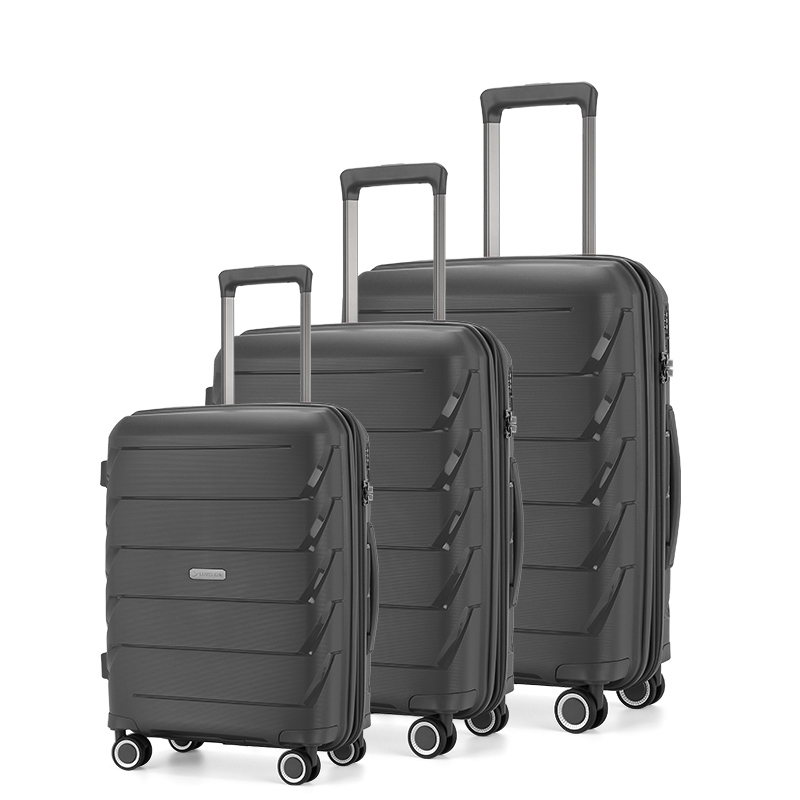 Wholesale market travel style luggage bag set suitcase carry on trolley bags 3pcs luggage sets