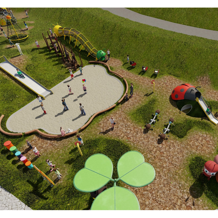 Adventure Park Manufacturer Outdoor Kids Sport Park Outdoor Playground Equipment
