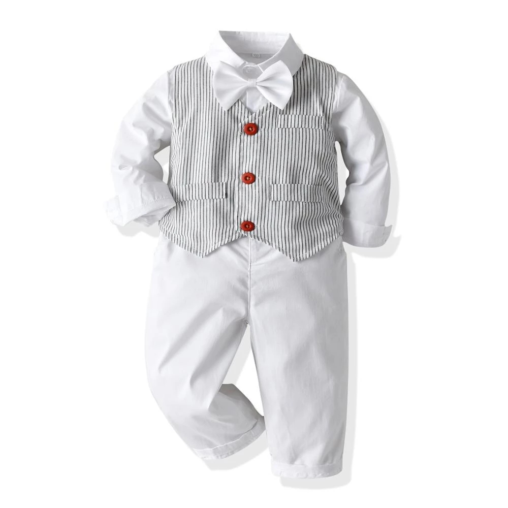 2021 Autumn Children's Wedding Dresses for Boys Set In Stock