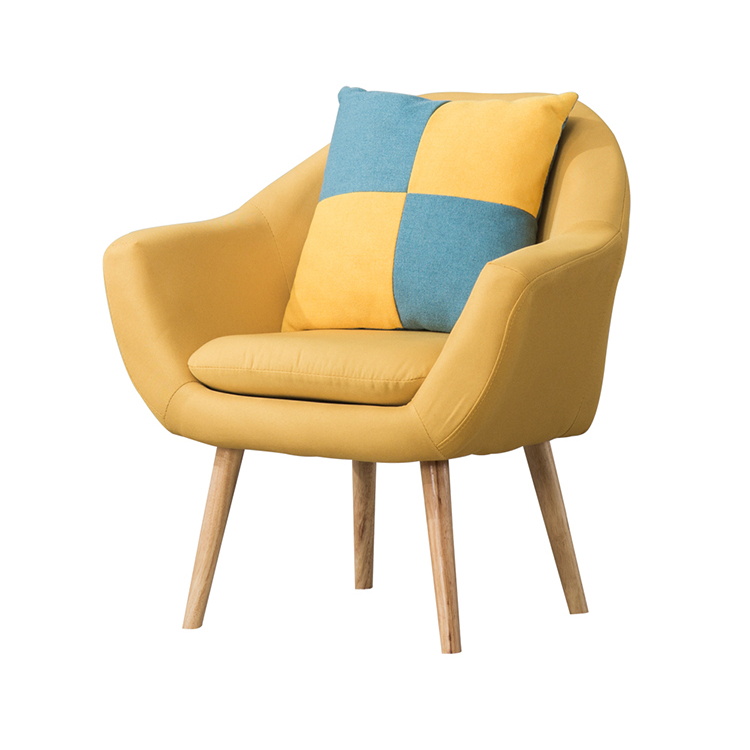 Modern style restaurant dining chair Nordic indoor living room chair velvet cafe leisure waiting reception chair wholesale