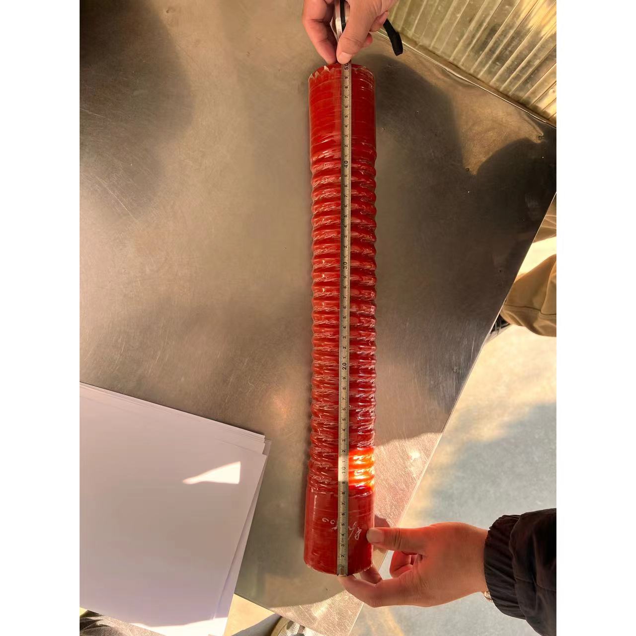 Industrial washing machine inlet pipe
