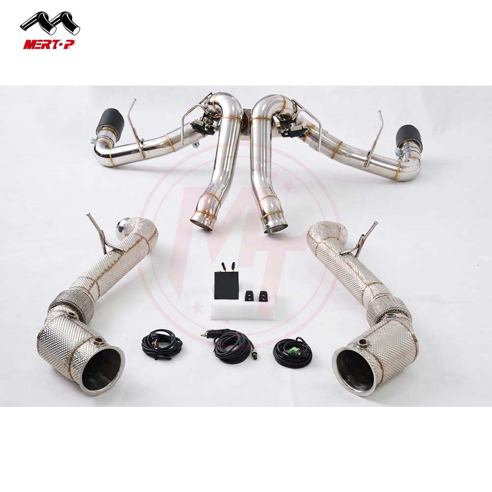 Выхлопная труба Mertop valvetronic catback + теплозащитная труба для MCLAREN 570S 2015-2018