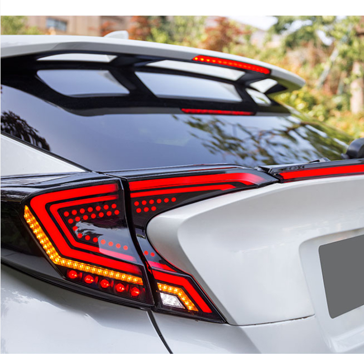 Автомобильные аксессуары, задний фонарь, светодиодный задний фонарь для Toyota CHR, задний багажник, дневные ходовые огни, поворотный свет