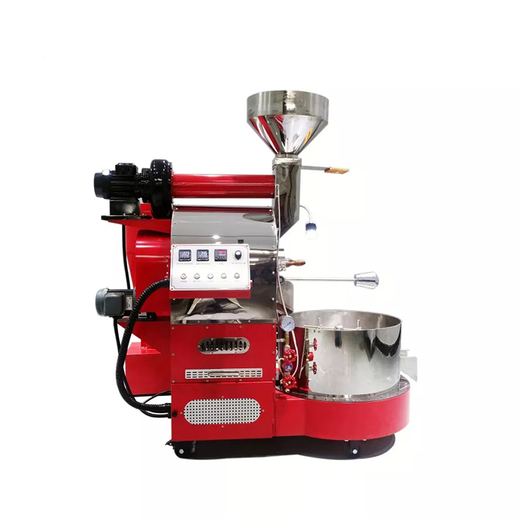 6 kg roller screen display panel roasting coffee with bread machine gas and electric