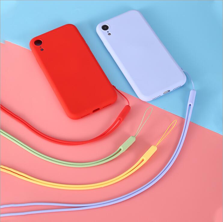 Environment-friendly Silicon Lanyard Customize Color And Size Adjustable Mobile Phone Wrist Hanging Lanyard