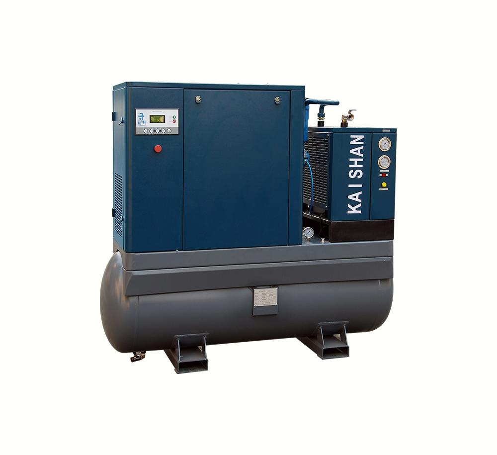 Высокопроизводительные прочные 5.5KW 10Bar Kaishan брендовые Винтовые воздушные компрессоры с сушилкой