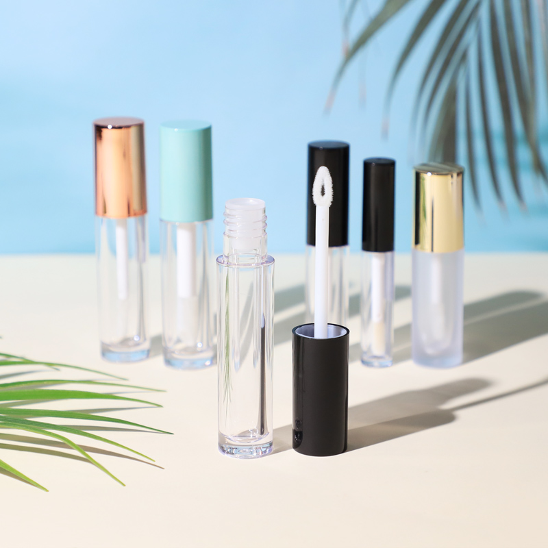 Lips Gloss Packing Tube Lip Gloss Empty Tubes Silver Lipgloss Wand Tubes
