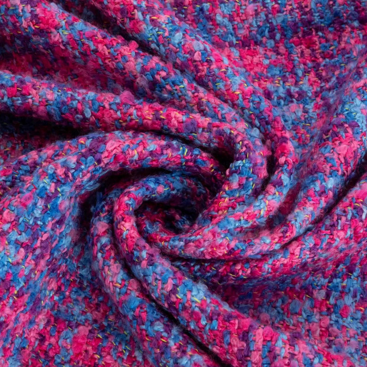 Tweed women's clothing manufacturers direct clothing fabric 100% acrylic fiber