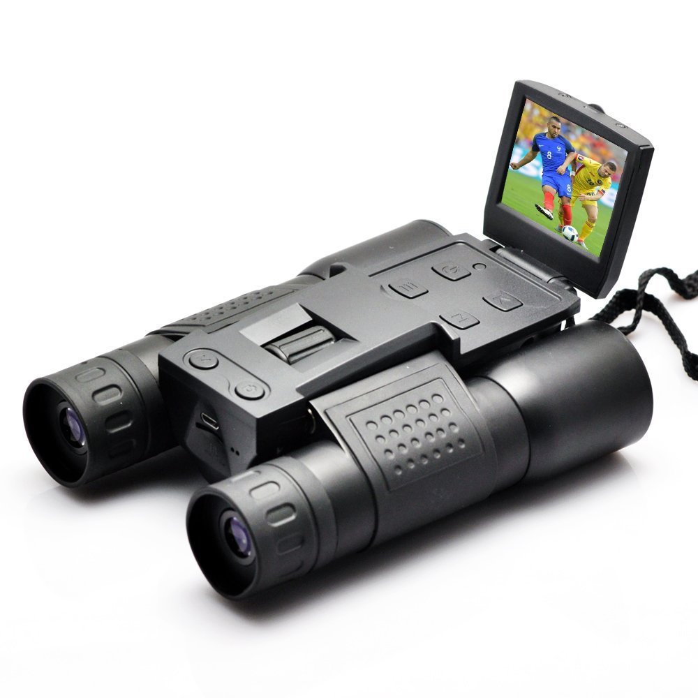 Цифровой телескоп DT30 12*32 с цифровой камерой 1080P Дешевая мини-бинокулярная камера с экраном 2,4 дюйма Цифровой бинокль