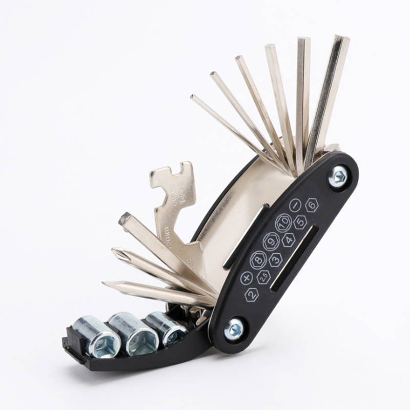 Mountain bike 13 kinds of function combination tool multi-function repair tool high carbon steel riding equipment