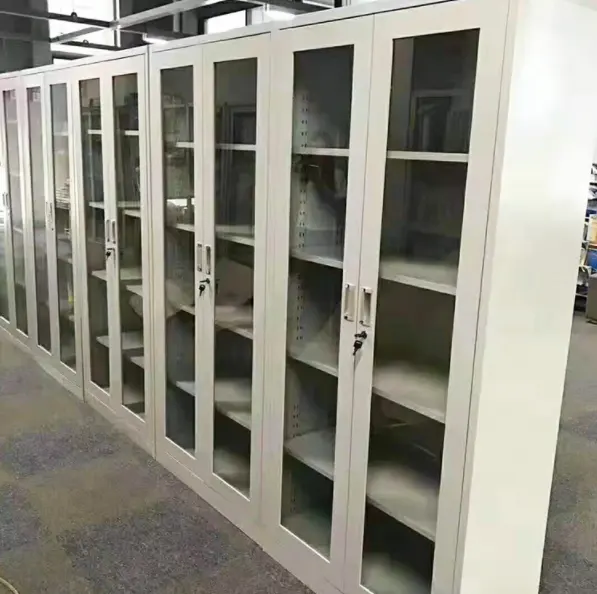 Stainless Steel Lockers Iron Sheet Data Cabinet Commercial Office Furniture Customized On Demand
