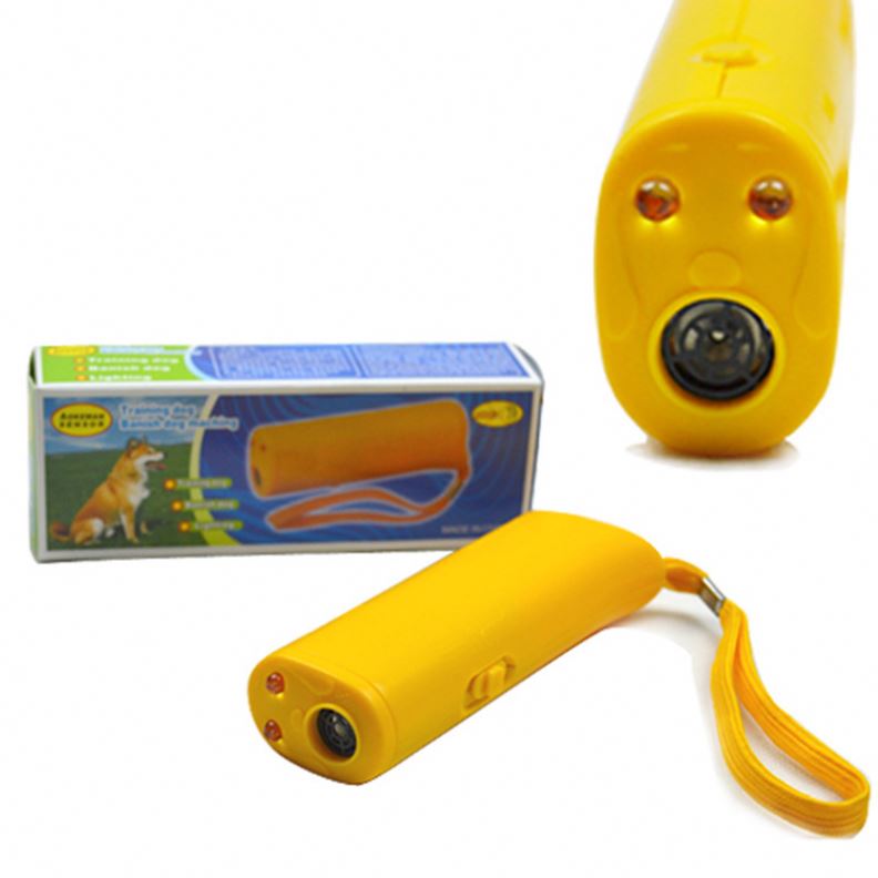 Hot Led Flashlight Battery-Free Trasonic Dog Repeller Training Device Barking