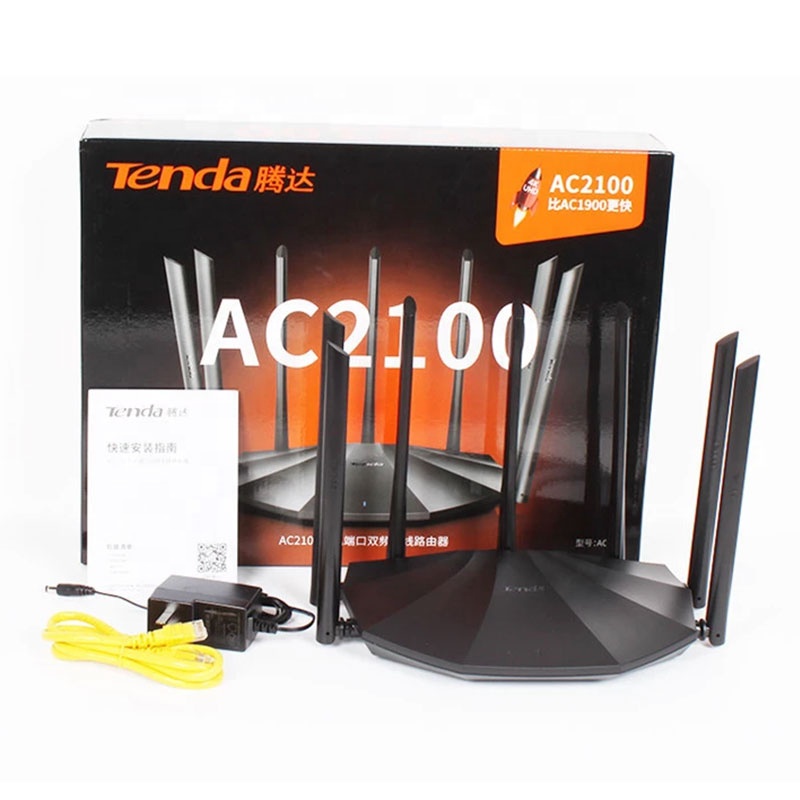 Английский interfacetenda AC23 AC2100M Беспроводной Wi-Fi маршрутизатор с поддержкой IPV6 покрытия для дома двухдиапазонный беспроводной маршрутизатор, App управление VPN