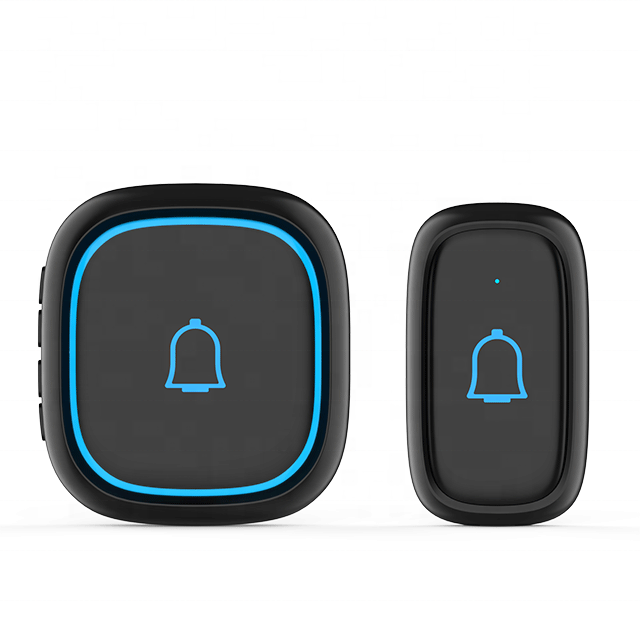 Whole sale smart 300m range wireless ring doorbell wireless with eye-catching light