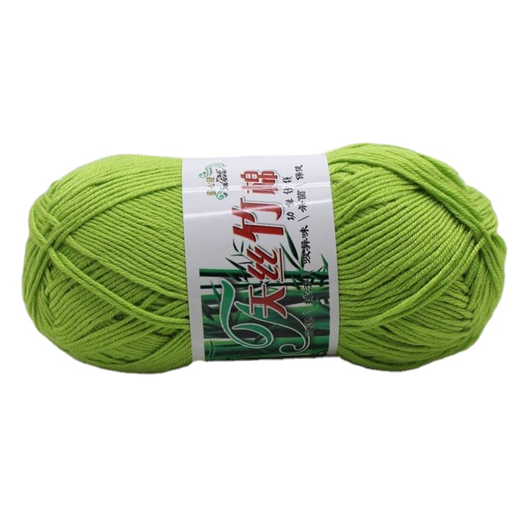 Multiple Colour Bamboo Organic Cotton Yarn Cotton Wool Thread Rolls
