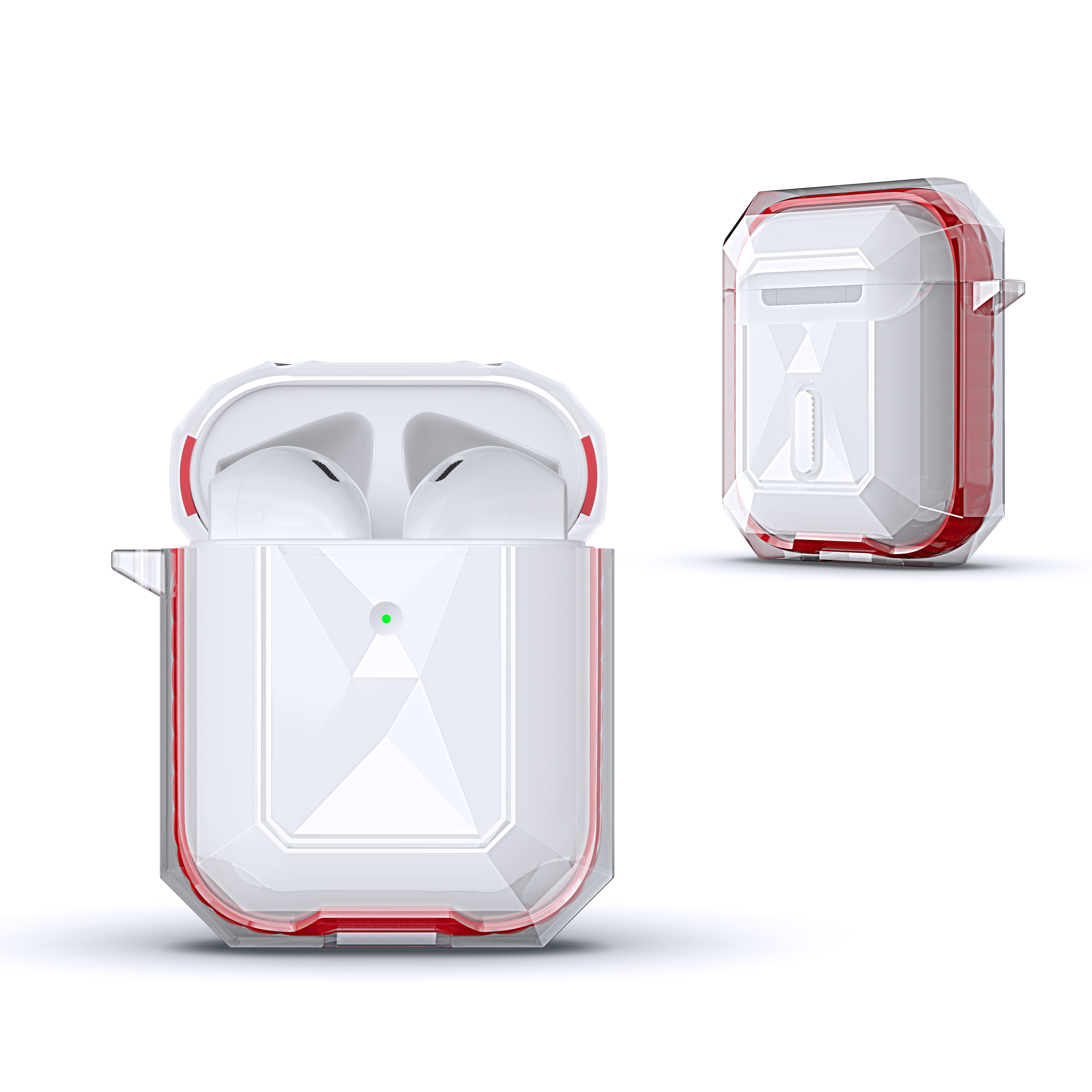 Oudu Factory Wholesale Transparent Protective Case For Airpod 1/2