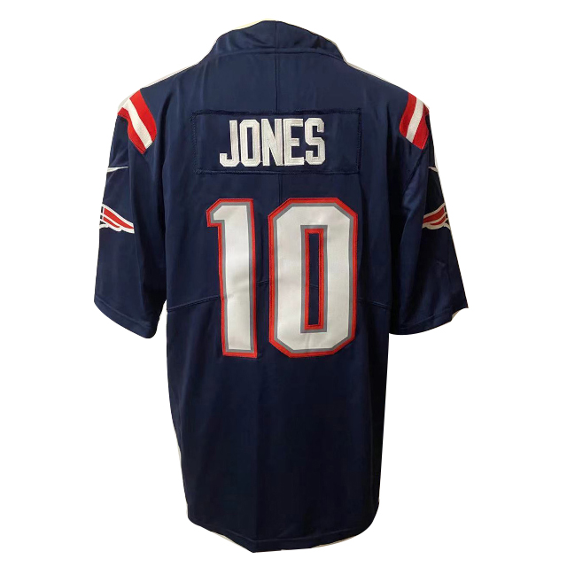 2021 Оптовая Продажа Дешевая Новая Англия #10 Mac Jones прошитая Паровая неприкасаемая футбольная майка