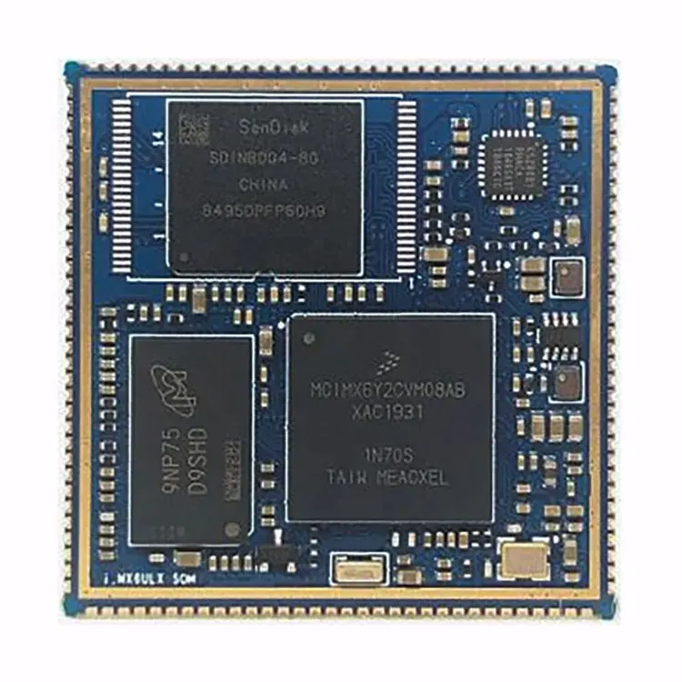 IDO-SOM6Y08 i.MX6ULL SoC 8 Uart Interfaces 512MB DDR3 8GB EMMC 3.3V NAND Linnux Industrial Embedded SOM Board with Antenna