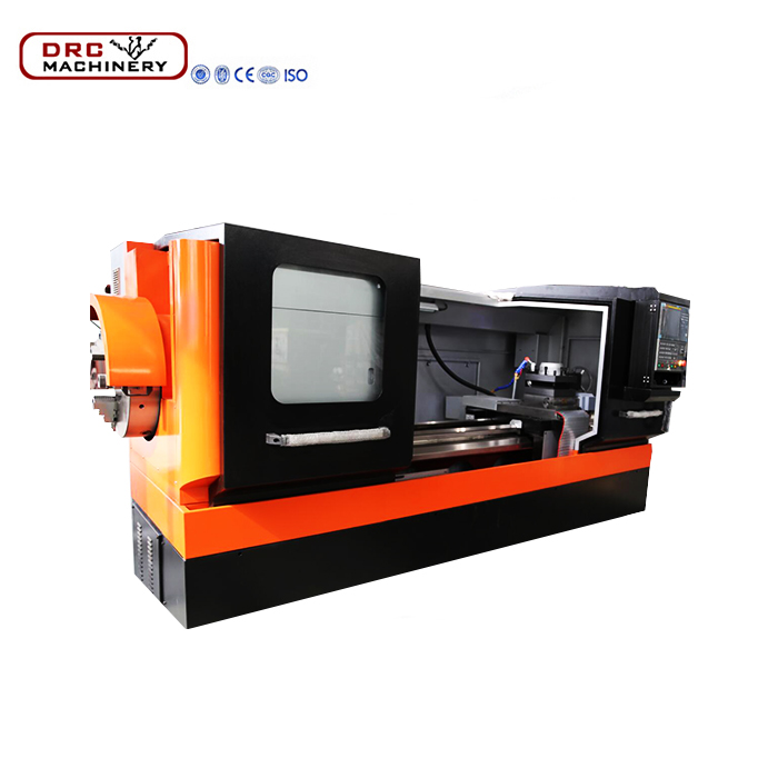 Высокоточный токарный станок для обработки труб Lathe_Flat Bed CNC токарный центр с контроллером GSK/FANUC/SIEMENS