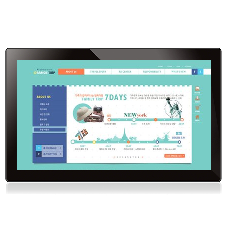 Desktop 17 Inch USB Rasberry pi Resistive Touch Screen POS Monitor PC VGA